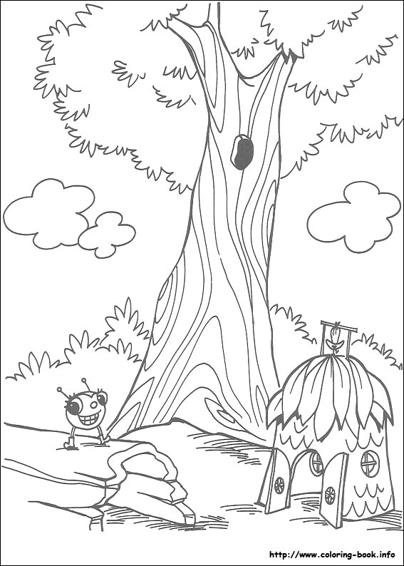 Miss Spider coloring picture